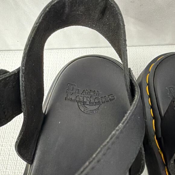Dr Martens Sandals Men\'s Size 14 Gryphon Black White Leather Platform New